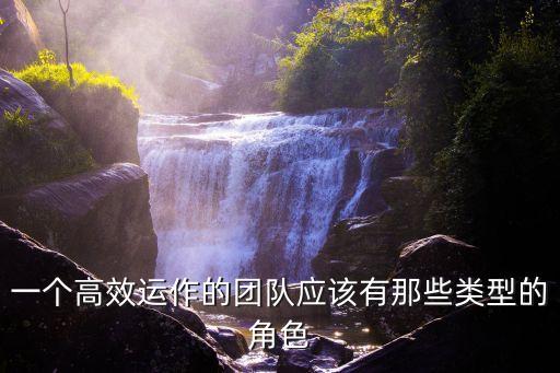 團(tuán)隊角色，屬于團(tuán)隊角色的是