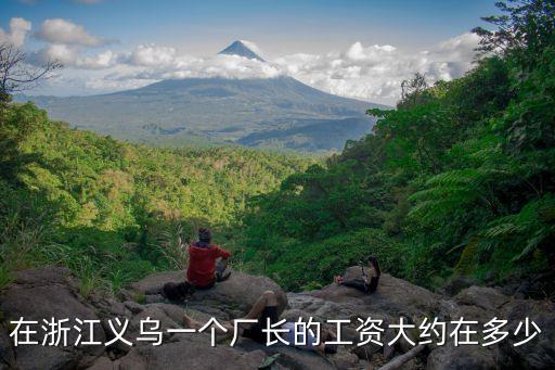 在浙江義烏一個(gè)廠長的工資大約在多少