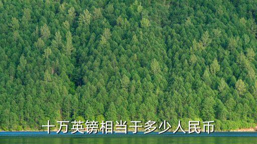 十萬(wàn)英鎊相當(dāng)于多少人民幣