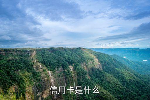 信用卡是啥，啥是信用卡