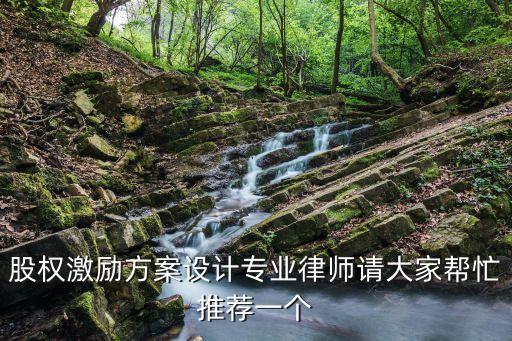 股權(quán)激勵律師，股權(quán)激勵方案設(shè)計專業(yè)律師請大家?guī)兔ν扑]一個
