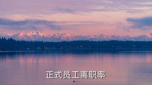 正式員工離職率