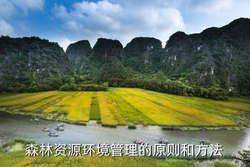 森林資源環(huán)境管理的原則和方法