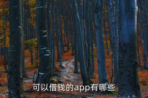 借錢么，可以借錢的app有哪些