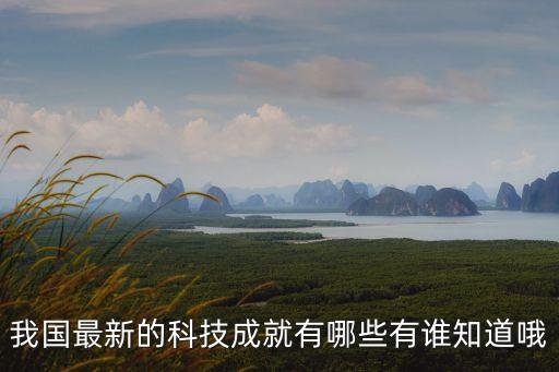 中新科技，我國最新的科技成就有哪些有誰知道哦