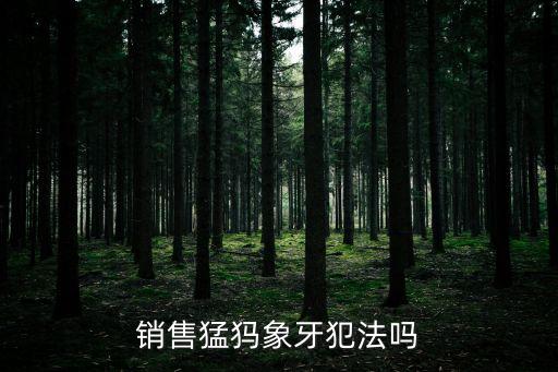 猛犸象牙合法嗎，這是真的象牙嗎還是人工合成的或者是猛犸象牙這東西犯法嗎