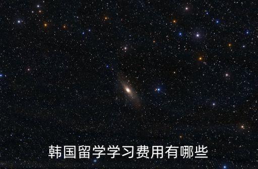 韓國留學(xué)學(xué)習(xí)費(fèi)用有哪些