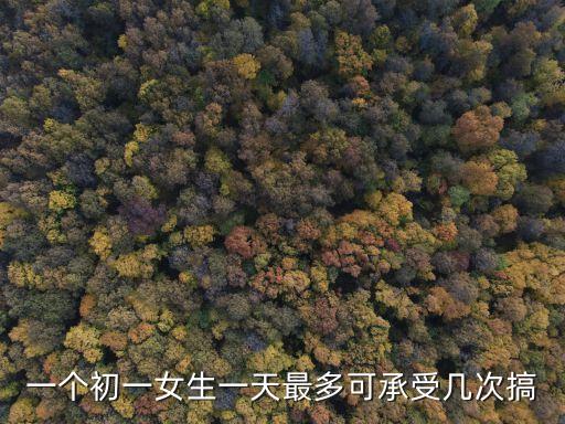 初一女生，一個初一女生一天最多可承受幾次搞