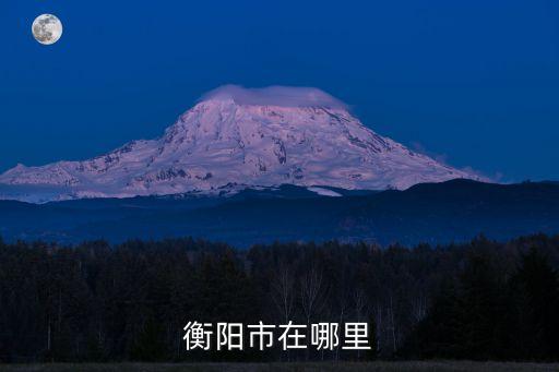衡陽市在哪里
