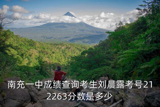 劉晨露，南充一中成績(jī)查詢考生劉晨露考號(hào)212263分?jǐn)?shù)是多少