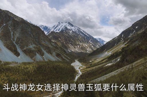 斗戰(zhàn)神龍女選擇神靈獸玉狐要什么屬性
