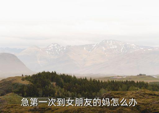 急第一次到女朋友的媽怎么辦