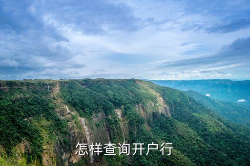 開戶銀行怎么查，怎么查開戶行
