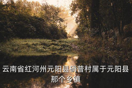 云南省紅河州元陽(yáng)縣硝普村屬于元陽(yáng)縣那個(gè)鄉(xiāng)鎮(zhèn)
