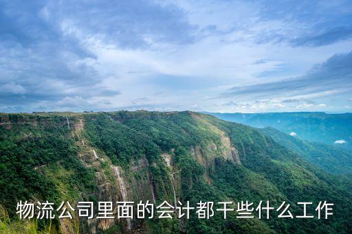 物流公司里面的會(huì)計(jì)都干些什么工作