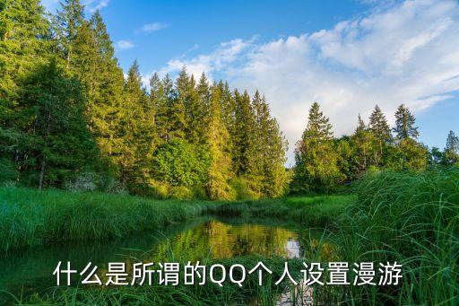 mdg166，什么是所謂的QQ個人設置漫游