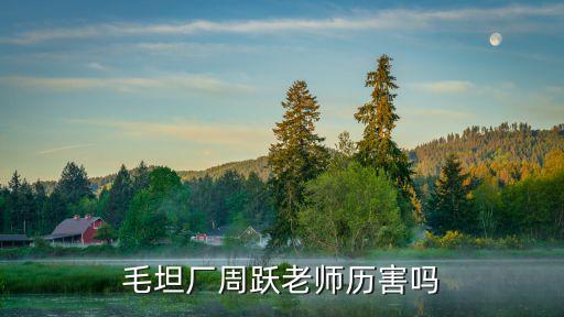 毛坦廠周躍老師歷害嗎