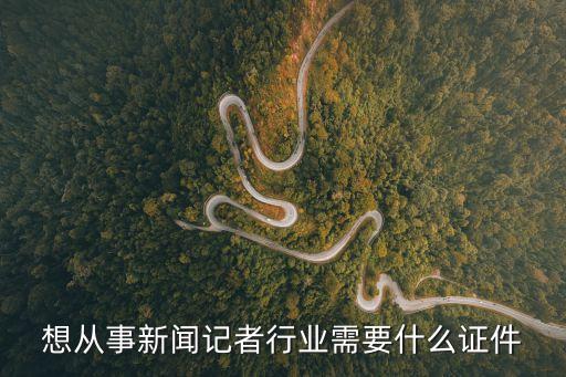 想從事新聞?dòng)浾咝袠I(yè)需要什么證件