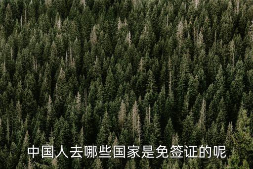 中國出國免簽國家，給中國公民免簽的國家有哪些