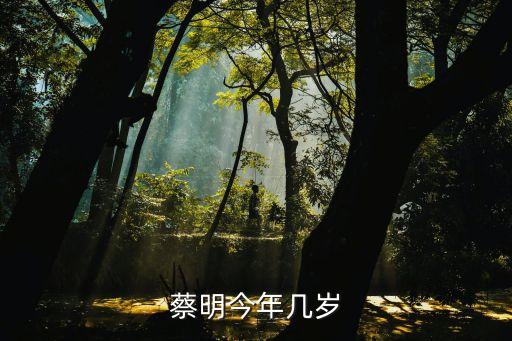 蔡明今年幾歲