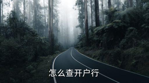 怎么查開戶行