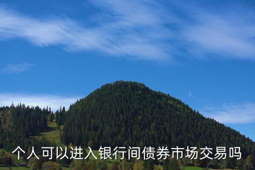 銀行間市場，如何參與銀行間市場操作