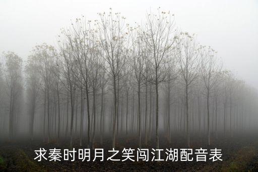 求秦時明月之笑闖江湖配音表