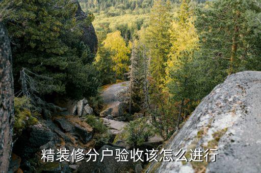 分戶驗收，什么是住宅工程分戶驗收參與單位有哪些