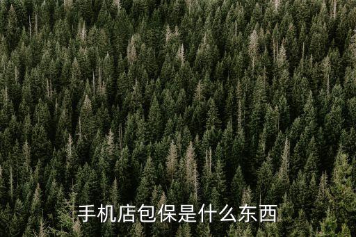 手機(jī)店包保是什么東西