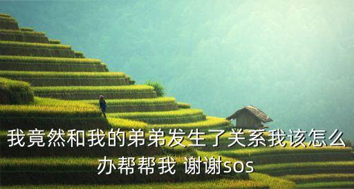 被弟弟上了，我竟然和我的弟弟發(fā)生了關(guān)系我該怎么辦幫幫我 謝謝sos