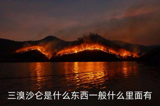 三溴沙侖是什么東西一般什么里面有