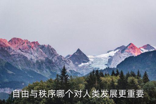 自由與秩序哪個(gè)對(duì)人類發(fā)展更重要