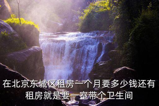 東城租房，在北京東城區(qū)租房一個月要多少錢還有租房就是要一室?guī)€衛(wèi)生間