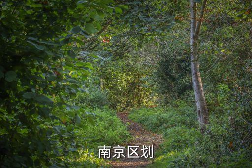 南京區(qū)域劃分，南京區(qū)劃