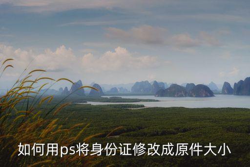 身份證ps，我想P張身份證照片你可以給我P下么