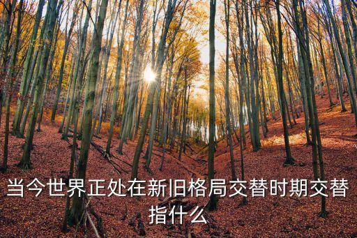 新舊交替，新什么交替 成語(yǔ)
