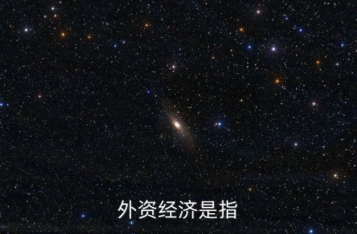 外資經(jīng)濟(jì)是指