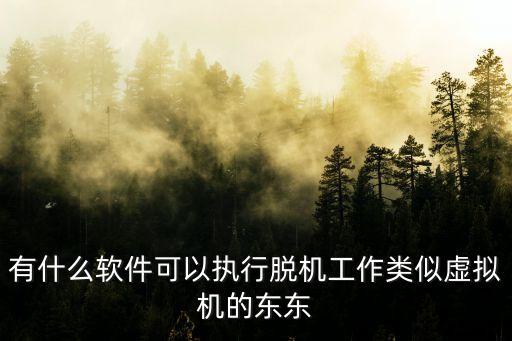 有什么軟件可以執(zhí)行脫機工作類似虛擬機的東東