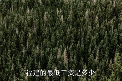 福建最低工資標準，福建現(xiàn)在的最低基本工資是多少
