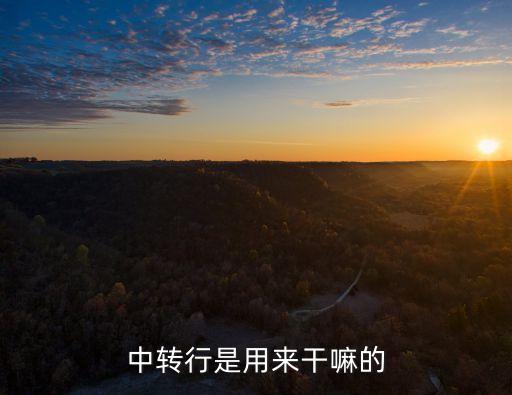 轉(zhuǎn)讓行，中轉(zhuǎn)行是用來(lái)干嘛的