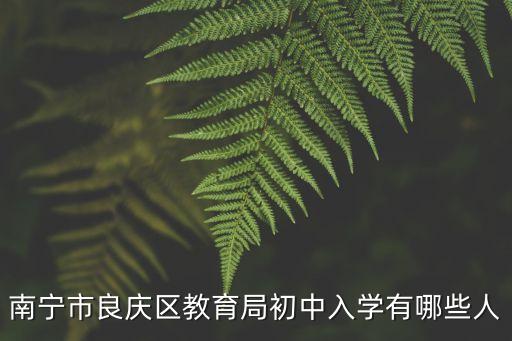 良慶區(qū)教育局，南寧市良慶區(qū)教育局初中入學(xué)有哪些人