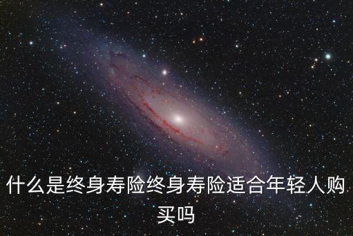 什么叫終身壽險，什么是終身人壽保險