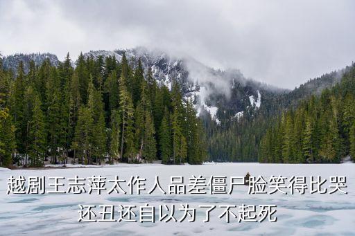 王志萍，越劇演員王志萍年齡