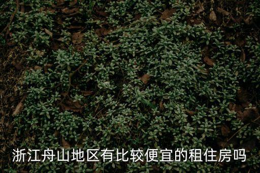 舟山租房，在舟山什么地方租房最便宜