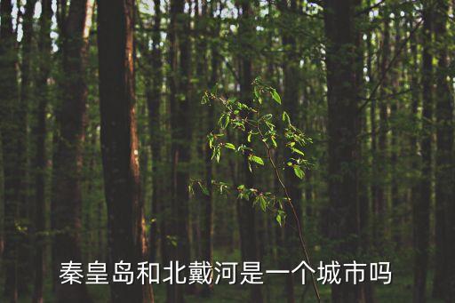 秦皇島和北戴河是一個城市嗎