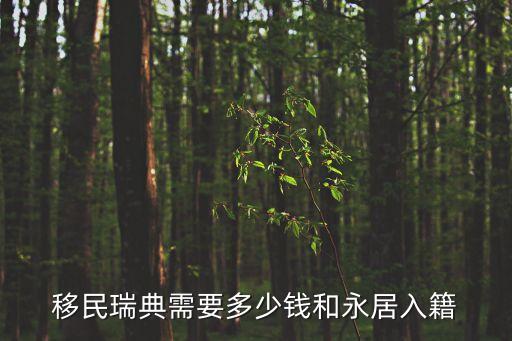 瑞典移民，移民瑞典要有什么條件