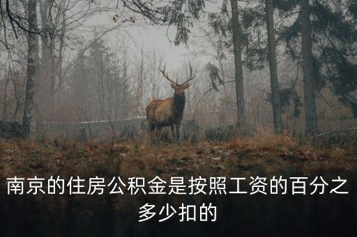 南京公積金基數(shù)，南京住房公積金最高標(biāo)準(zhǔn)是工資的百分之多少最低又是多少