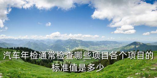 車輛檢查，何謂汽車檢測(cè)汽車檢測(cè)的目的是什么