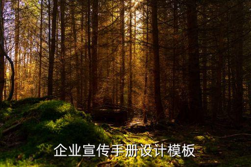 手冊模板，企業(yè)宣傳手冊設(shè)計模板
