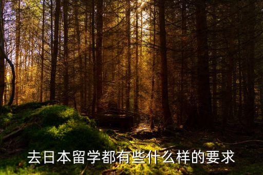 日本留學(xué)條件，想要去日本留學(xué)需要什么條件